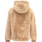 Women's Faux Fur Fleece Coat, Fall and Winter Fashion 2021, The Sherpa Shearling Fuzzy Jacket with Hood Women's Faux Fur Fleece Coat, Fall and Winter Fashion 2021, The Sherpa Shearling Fuzzy Jacket with Hood