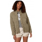Women's Quilted Button Front Jacket Women's Quilted Button Front Jacket