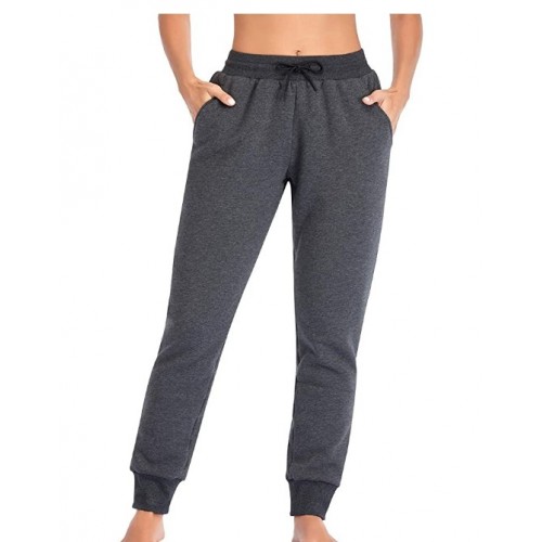 Fleece Lined, Charcoal Women's Thermal Jogger Sweatpants with Pocket Tapered Active Pants for Winter Fleece Lined Fleece Lined, Charcoal Women's Thermal Jogger Sweatpants with Pocket Tapered Active Pants for Winter Fleece Lined